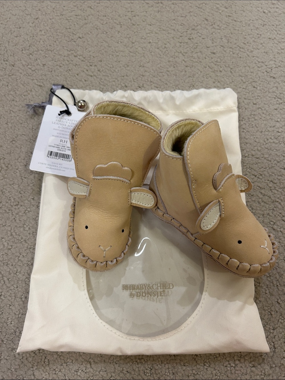 Restoration Hardware Lamb Booties